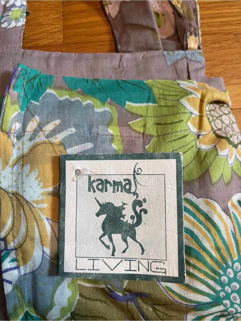 Karma Living Curtain with Botanical Designs